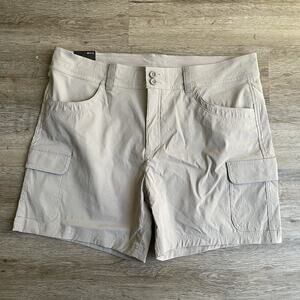 Eddie Bauer Summer Trail Cargo Shorts Size 16 Hiking Camping NWT‎